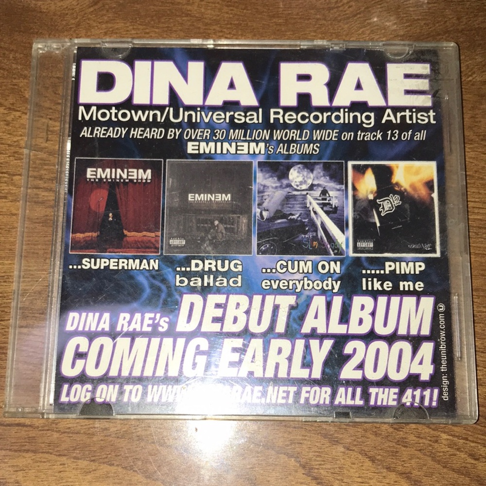 Dina Rae cd Motown universal Eminem used poor condition